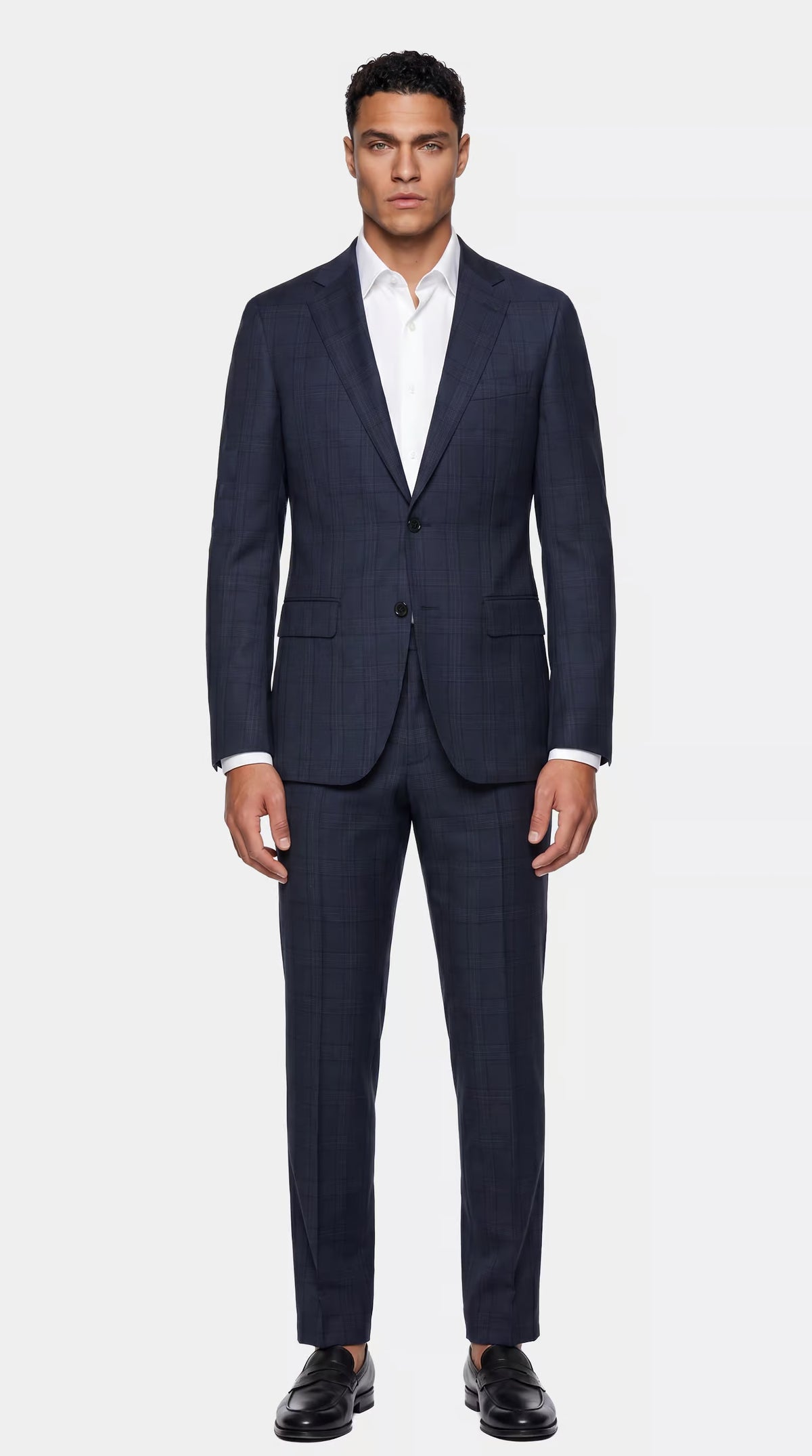 The Versa Navy Windowpane Suit