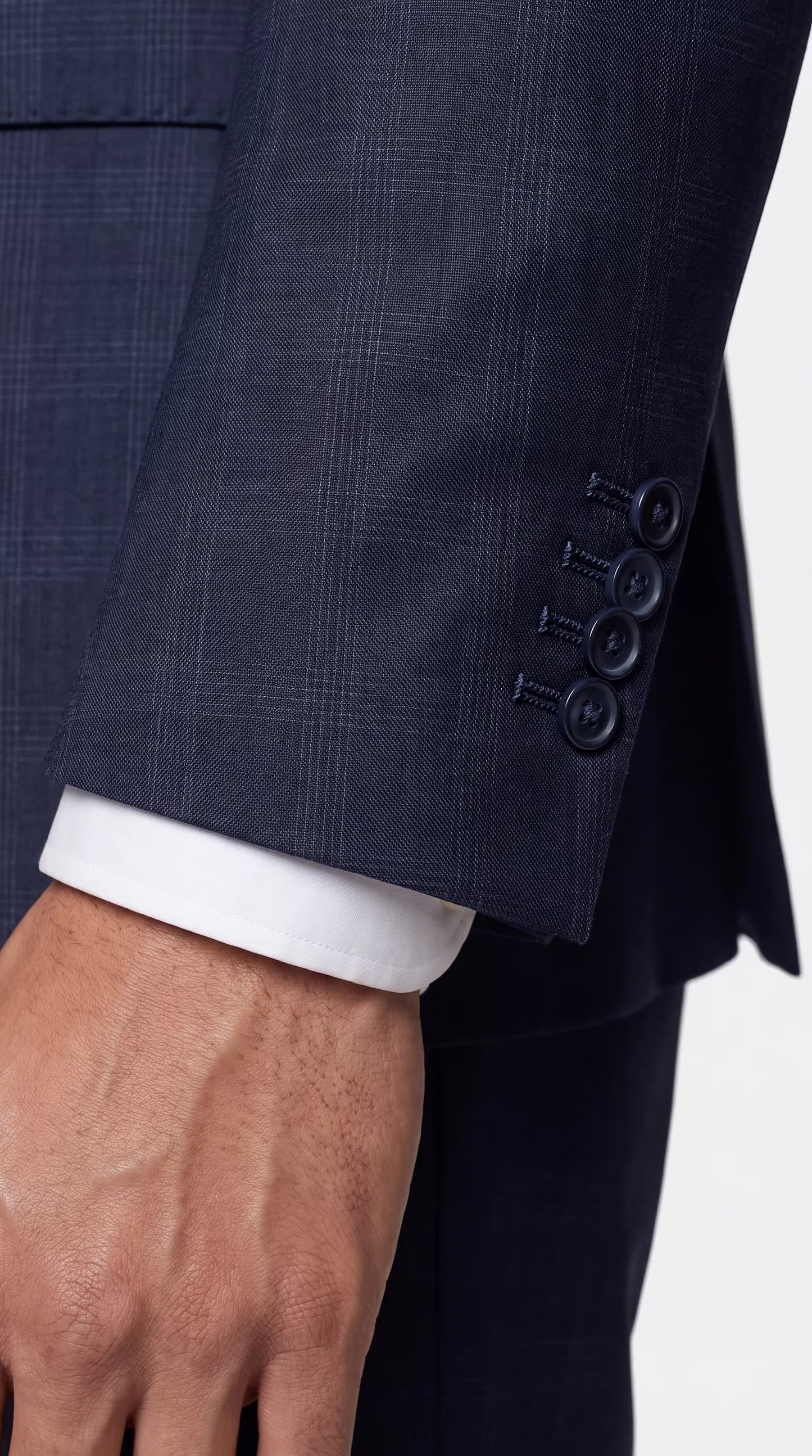 The Versa Slate Blue Windowpane Suit