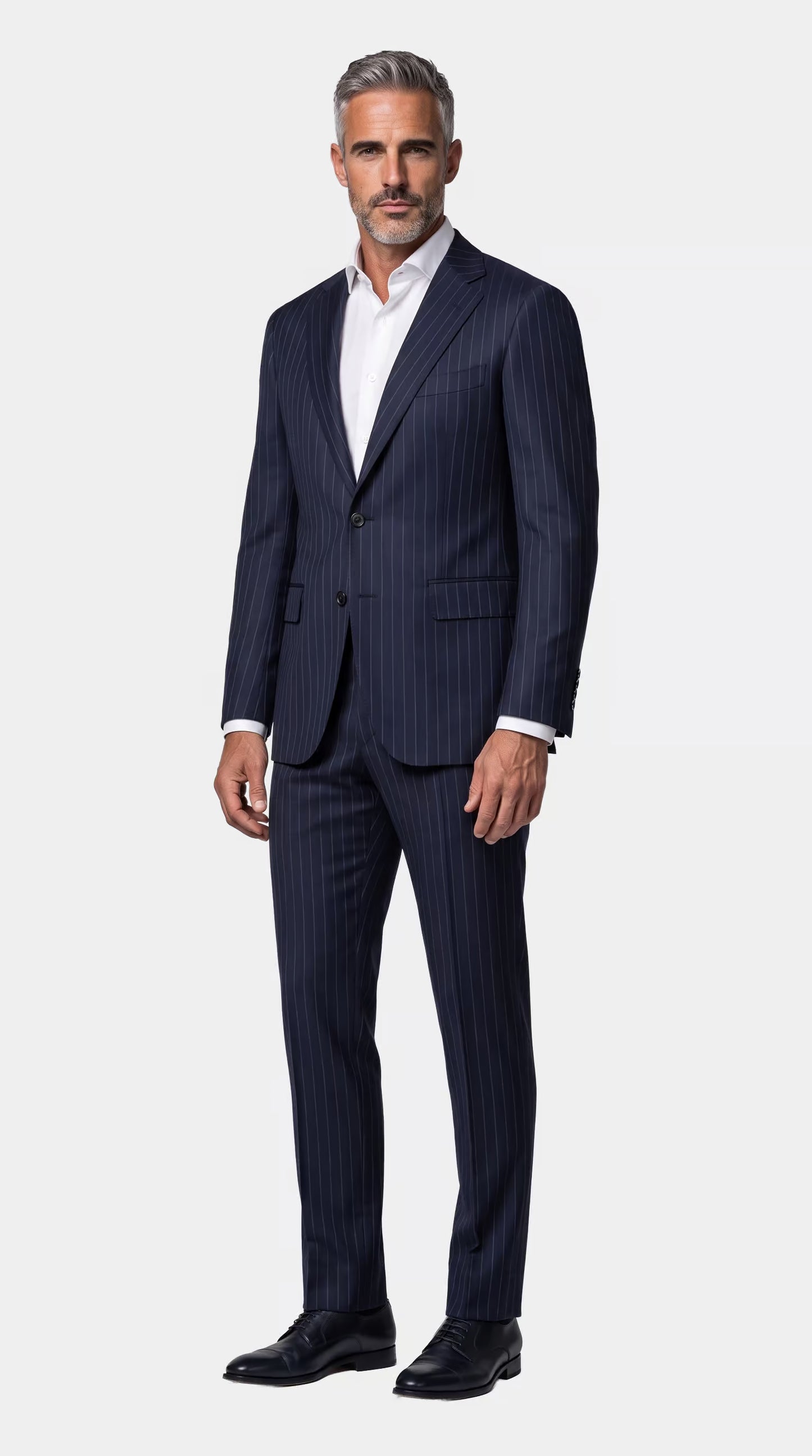 The Versa Blue Pinstripe Suit