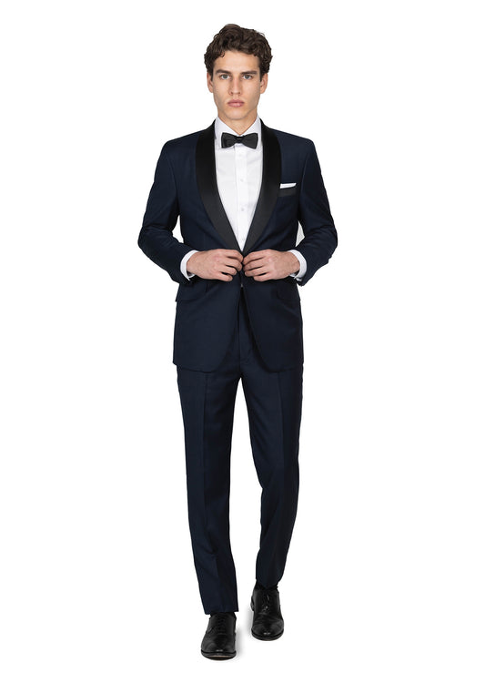 Solid Midnight Navy Tuxedo