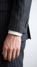The Reserve Charcoal Chalk Stripe Suit