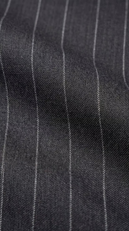 The Reserve Charcoal Chalk Stripe Suit