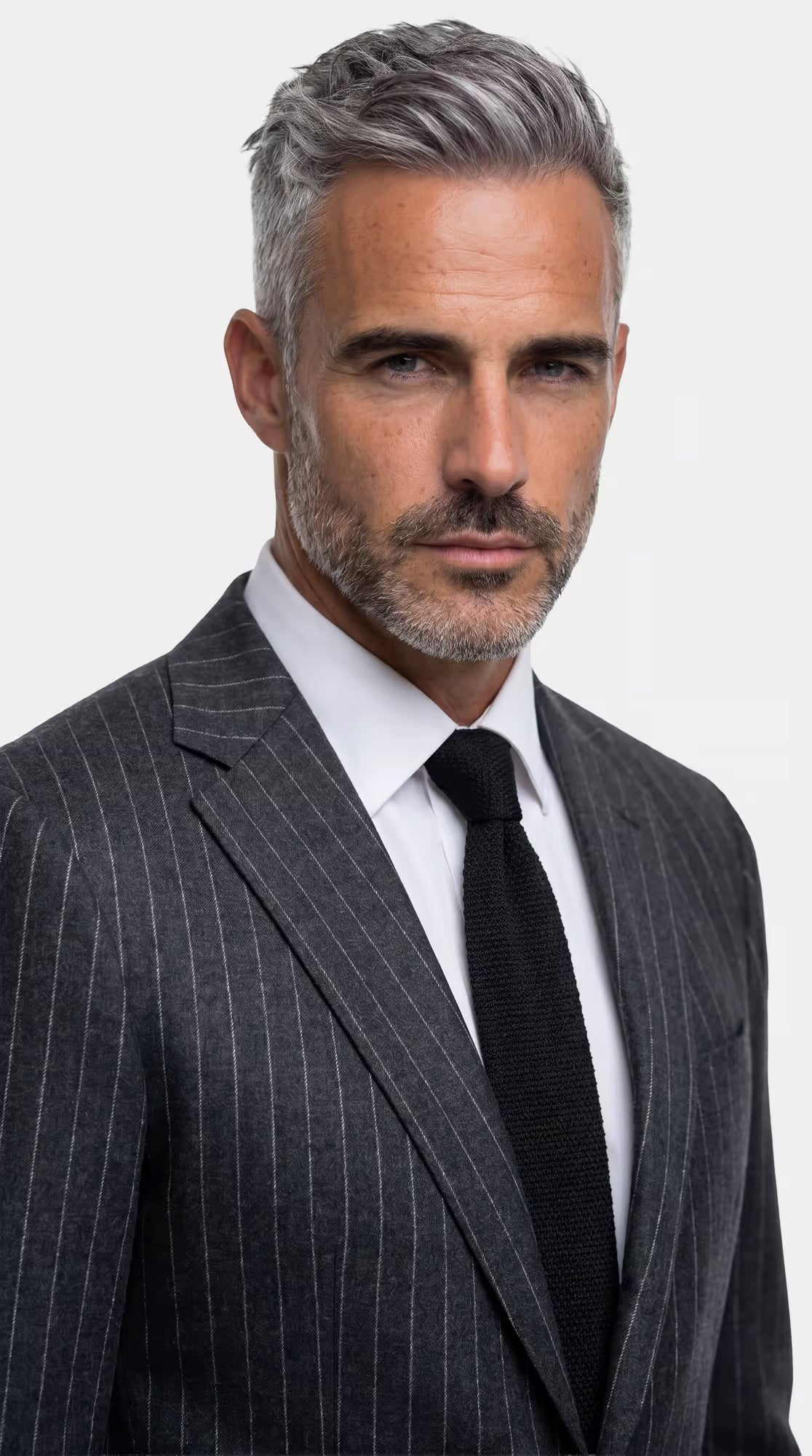 The Reserve Charcoal Chalk Stripe Suit
