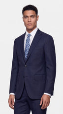 The Reserve Blue Tick Weave Blazer