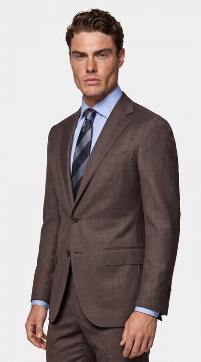 The Reserve Gray Sharkskin Suit