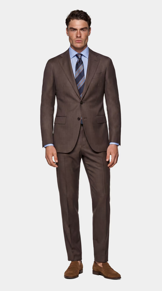 The Reserve Gray Sharkskin Suit