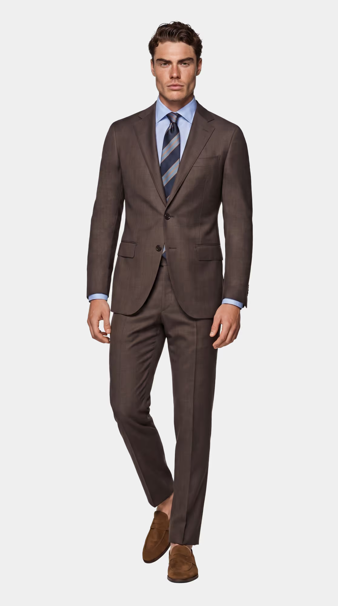 The Reserve Gray Sharkskin Suit