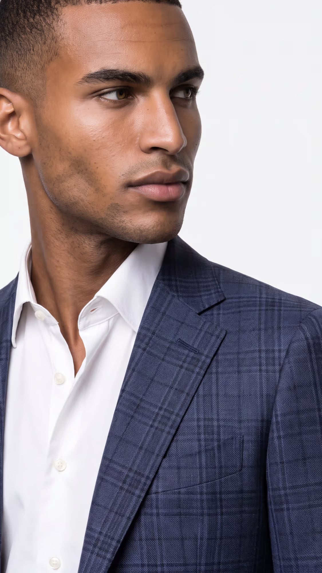 The Reserve Periwinkle Plaid Suit