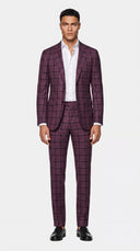 The Reserve Pink Windowpane Suit