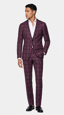 The Reserve Pink Windowpane Suit