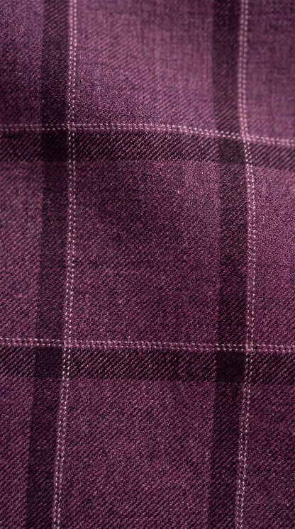 The Reserve Pink Windowpane Suit