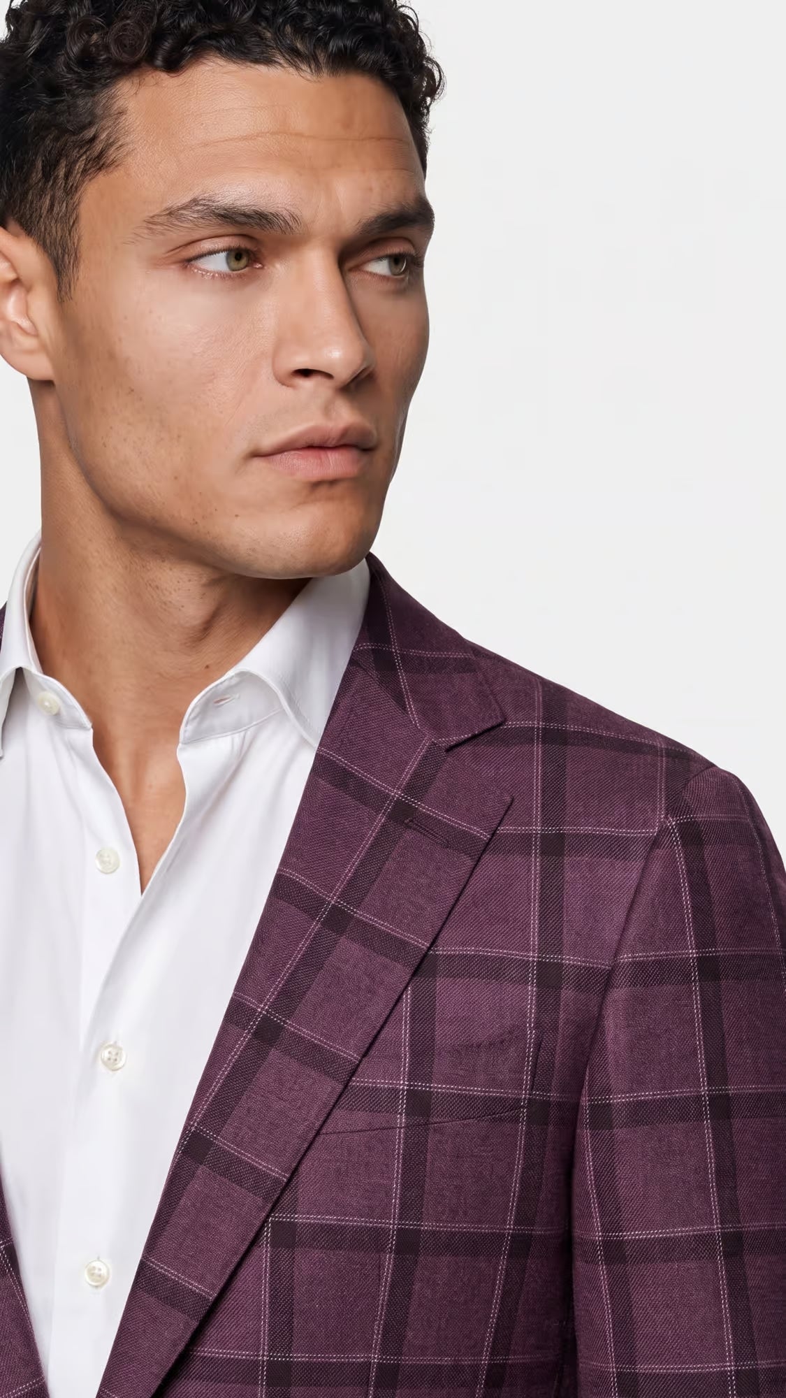 The Reserve Pink Windowpane Suit
