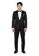 The Reserve Black Tuxedo Pants