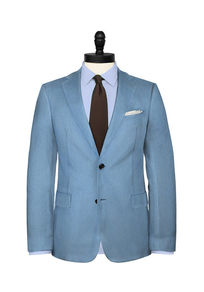 Bright Blue Linen Blazer