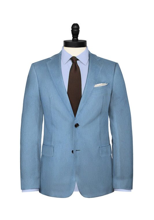 Bright Blue Linen Blazer