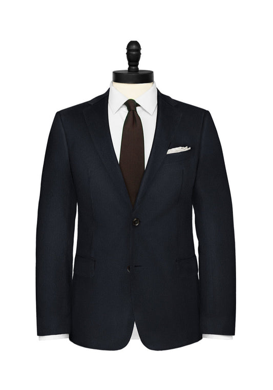Navy Blue Linen Blazer