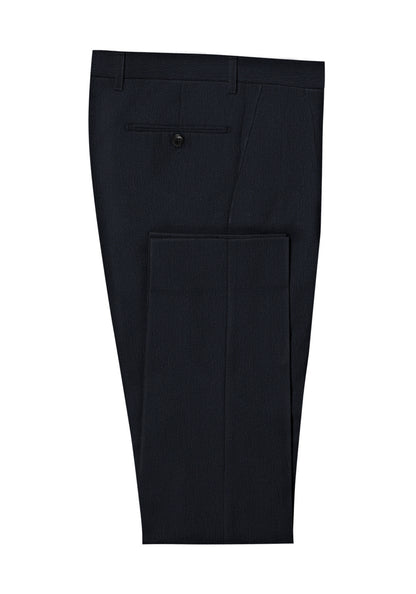 Navy Blue Linen Dress Pants
