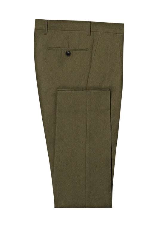 olive linen trouser