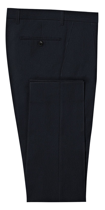 Navy Blue Linen Suit