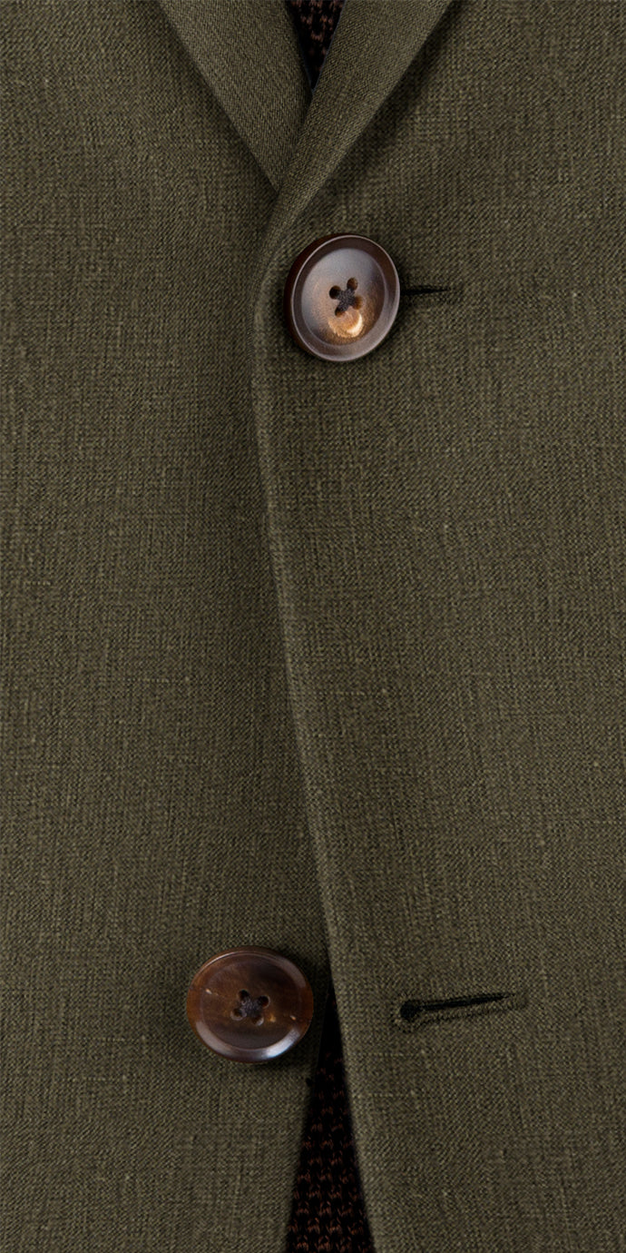 Olive Linen Blazer