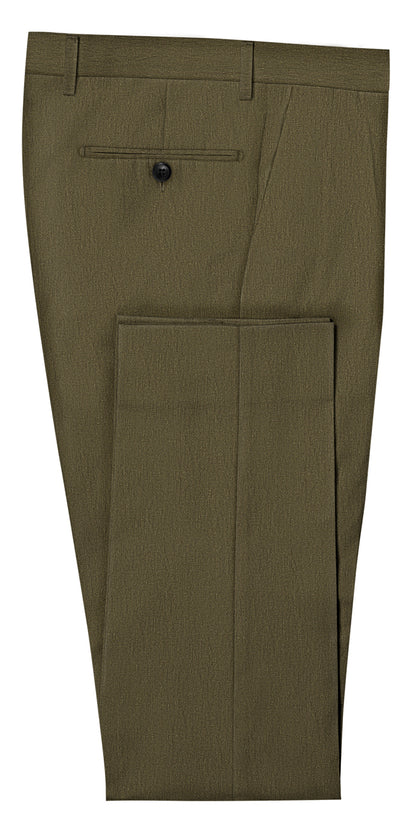 Olive Linen Suit