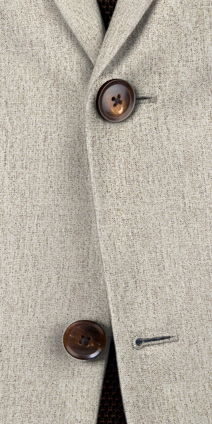 Tan Linen Suit