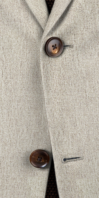 Tan Linen Suit