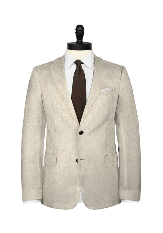 Tan Linen Blazer