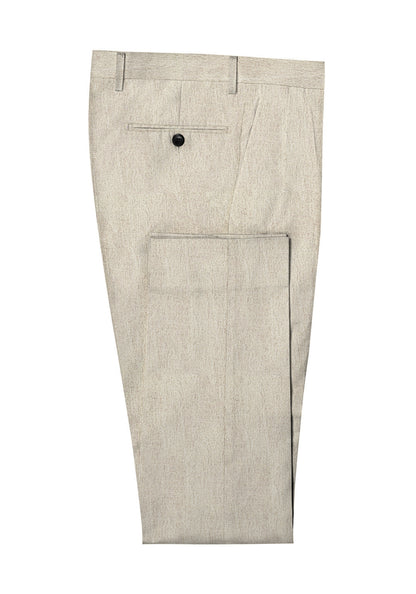 tan linen trouser