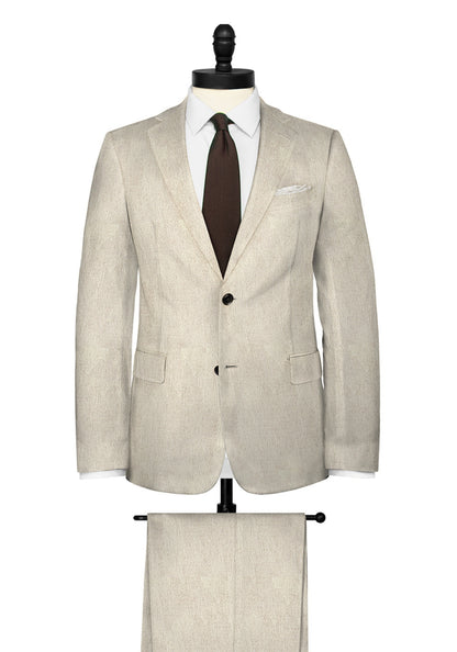 Tan Linen Suit