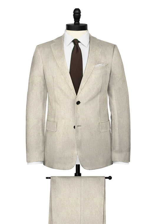 Tan Linen Suit
